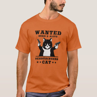 T-shirt Chat de Schrödinger Paradoxe Mécanique Quantique P