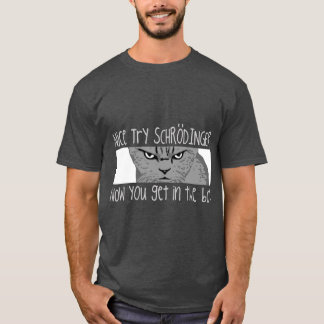 T-shirt Chat de Schrödinger rétro