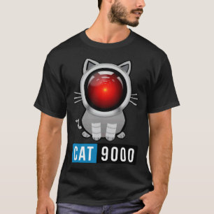 T-shirt Chat de science-fiction sur l'intelligence artific