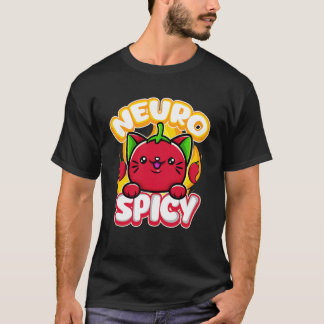 T-shirt Chat de sensibilisation à l'autisme Neurospicy Édu