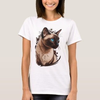 T-shirt Chat de Siamese
