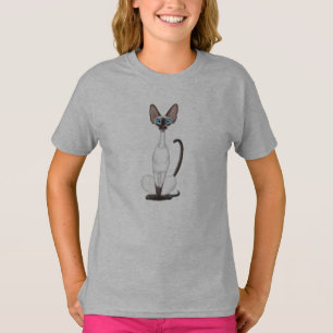 T-shirt Chat de Siamese