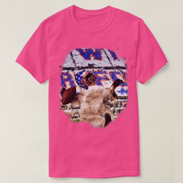T-shirt Chat de Siamese Jouer (Design devant)