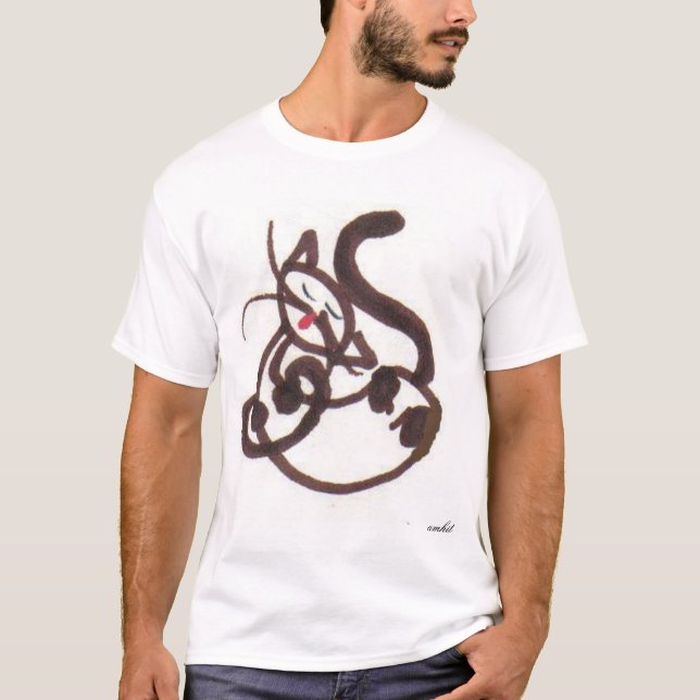 T-shirt Chat de sommeil (Devant)