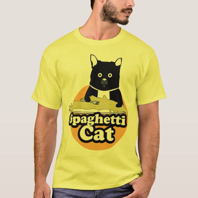 T-shirt Chat de spaghetti (Devant)