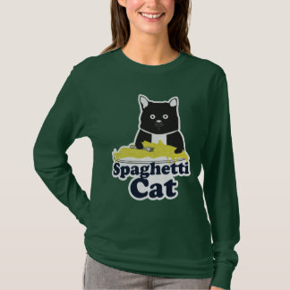 T-shirt Chat de spaghetti