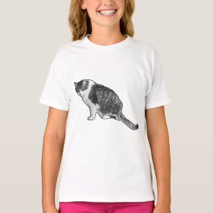 T-shirt Chat de style BD énergise les tenues de vacances a