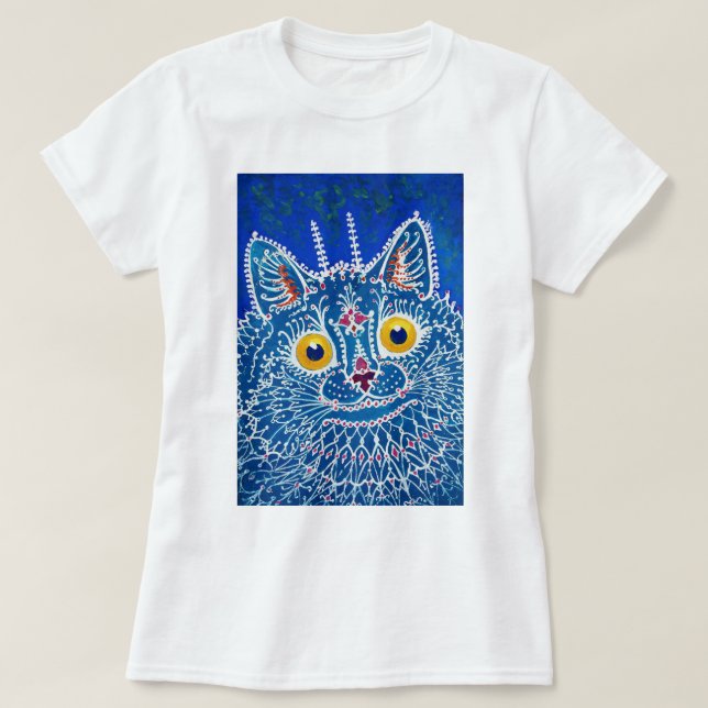 T-shirt Chat de style gothique, Louis Wain (Design devant)