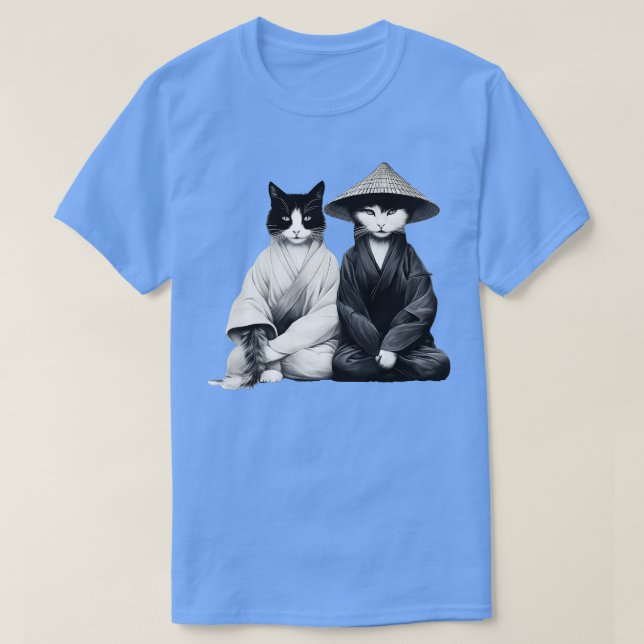 T-shirt Chat de style japonais (Design devant)