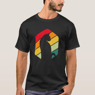 T-shirt Chat de style rétro Félin Animal de compagnie Mino