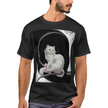 chat de style ukiyo japonais