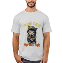 Chat de style urbain - Kitty légende du Hip-Hop 🎸