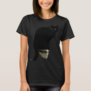T-shirt Chat de style Vintage Cute Retro