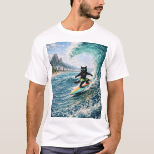 T-shirt Chat de Surf Cool