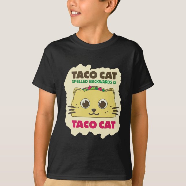 T-shirt Chat de taco (Devant)