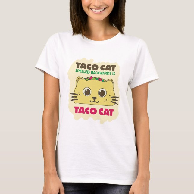 T-shirt Chat de taco (Devant)