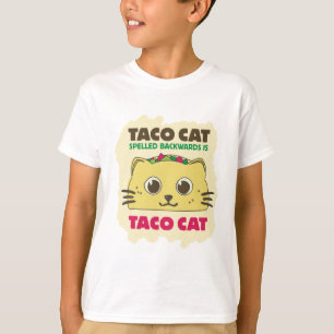 T-shirt Chat de taco