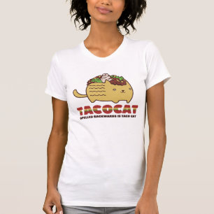 T-shirt Chat de taco