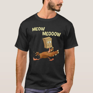 T-shirt Chat de Thanksgiving Chat Faux Miaou   Dinde de Th