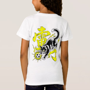 T-Shirt Chat de Tonnerre Électrique Foot pour Fan d'Anime 