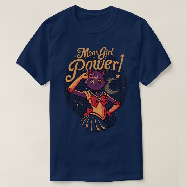 T-shirt Chat de voile de Shoujo par Tobe Fonseca (Design devant)