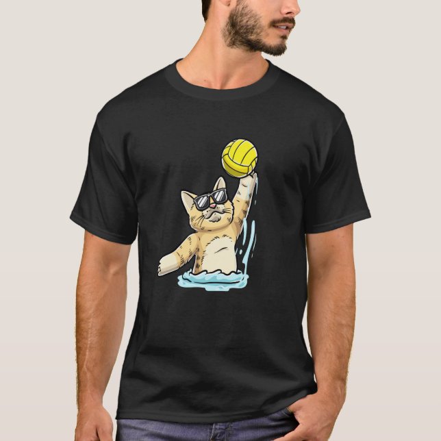 T-shirt Chat de water-polo (Devant)