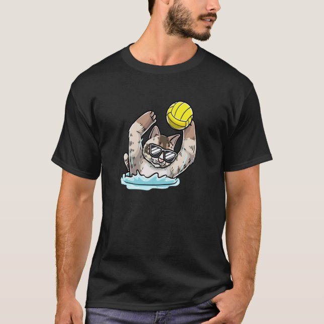 T-shirt Chat de water-polo (Devant)