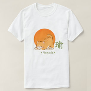 T-shirt Chat de yoga mignon – Chat Kawaii Namaste Yoga Jap