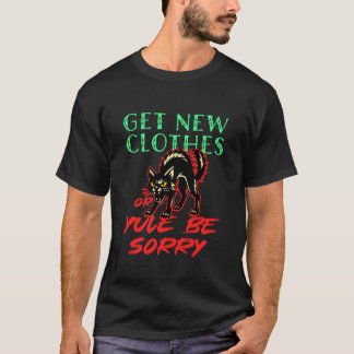 T-shirt Chat de Yule Folklore de Noël islandais Jolakottur