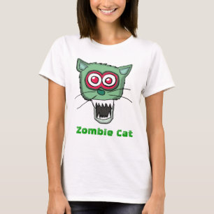 T-shirt Chat de zombi