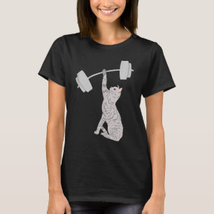 T-shirt Chat Deadlifting Fitness Gym Chat Barbell