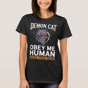T-shirt Chat démon Sorcellerie satanique Baphomet Gothiqu
