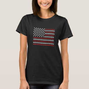 T-shirt Chat des Forêts Norvégiennes 4 Juillet Empreinte d