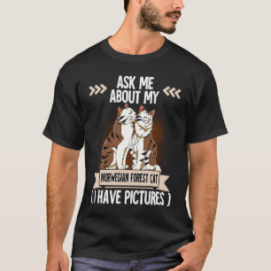 T-shirt Chat des forêts norvégiennes  6