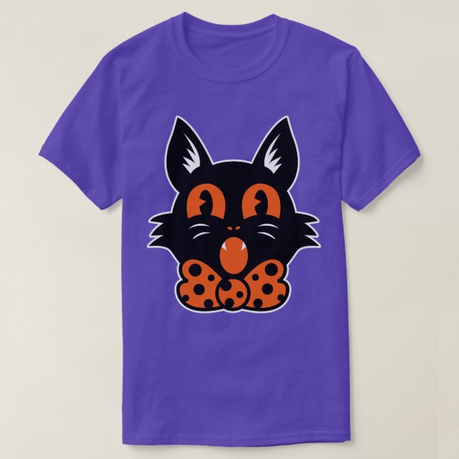 T-shirt Chat d'Halloween (Design devant)