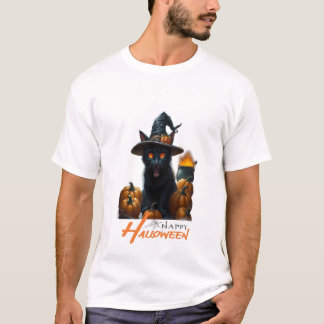 T-shirt Chat d'Halloween
