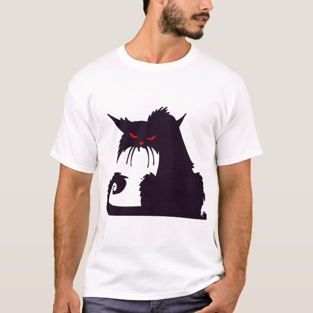 T-shirt Chat d'Halloween (Devant)
