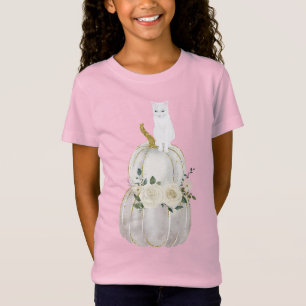 T-Shirt Chat d'Halloween et Citrouille