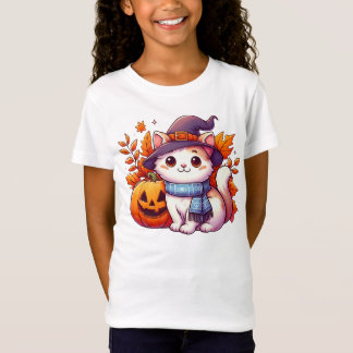 T-Shirt Chat d'Halloween mignonne