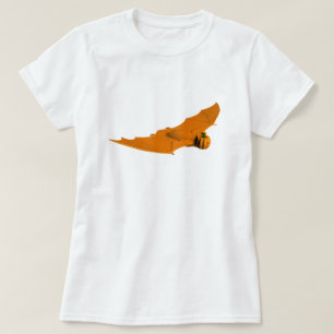 T-shirt Chat d'Halloween orange cool