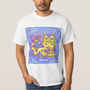 T-shirt chat diamant