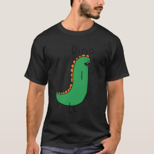 T-shirt Chat Dino Grey Petit