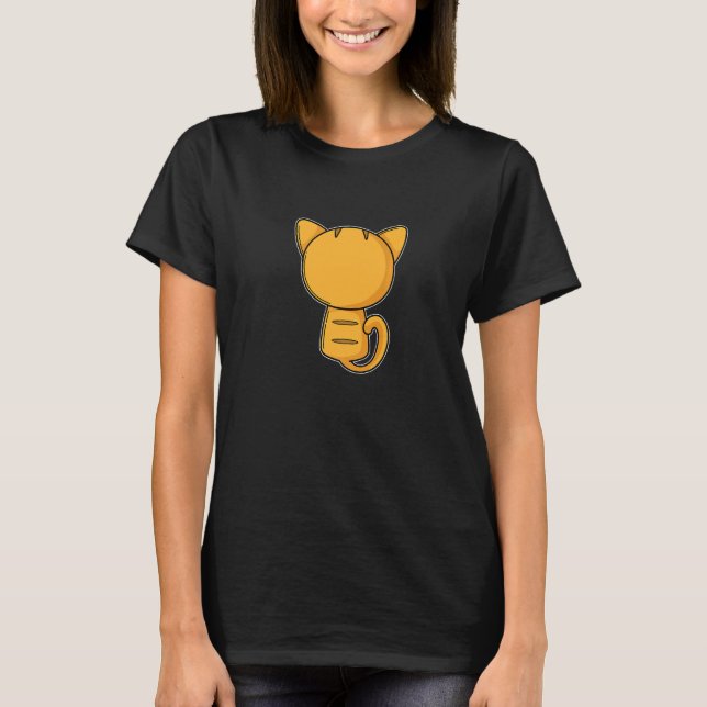 T-shirt Chat dos peut ravir Chat vous ignore (Devant)