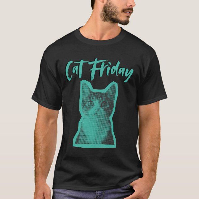 T-shirt Chat drôle (Devant)
