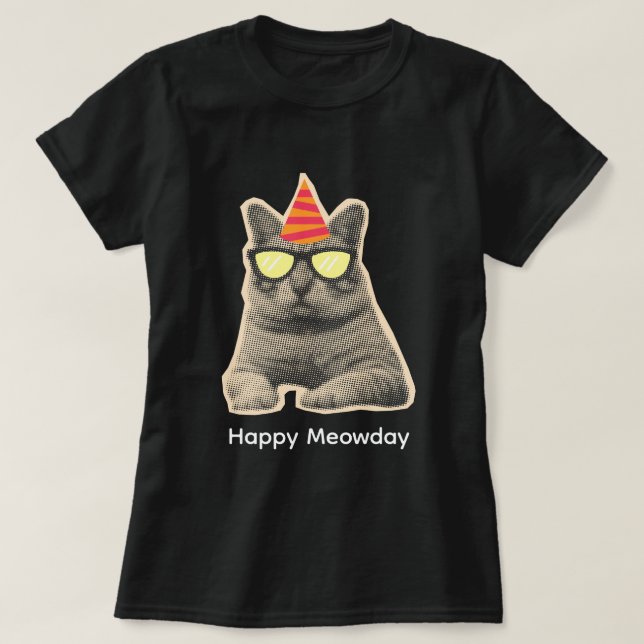 T-shirt Chat drôle (Design devant)