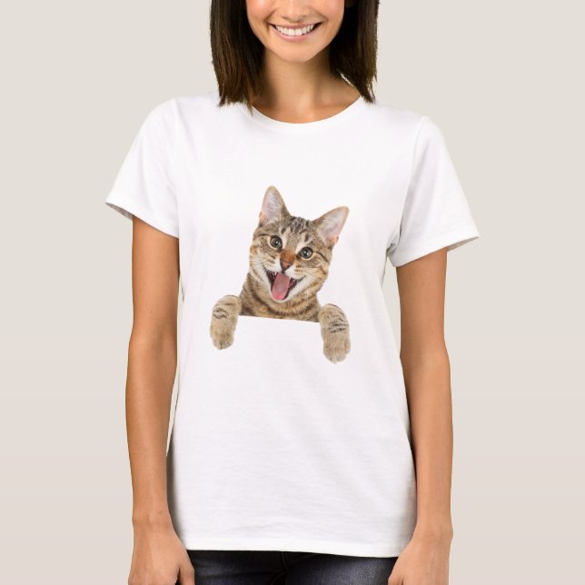 T-shirt Chat drôle (Devant)