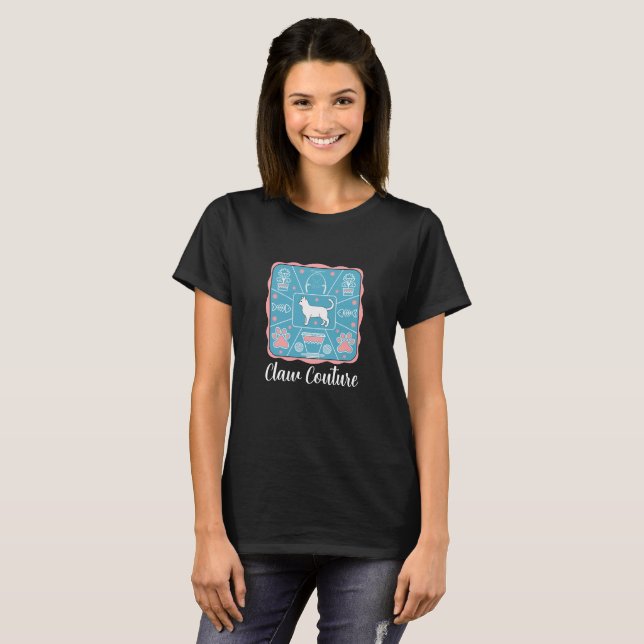 T-shirt chat drôle (Devant entier)