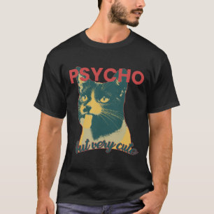 T-shirt Chat drôle avec la langue sortie