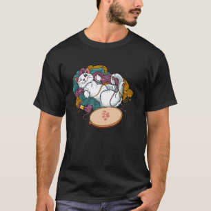 T-shirt Chat Drôle Broderie