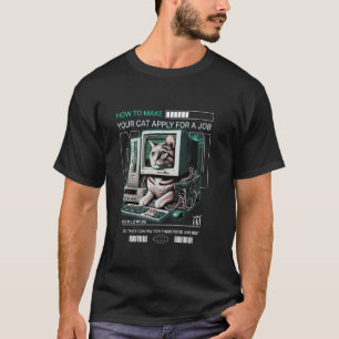 T-SHIRT CHAT DRÔLE DE CHAT CITATIONS ANIMAL DE COMPAGNIE C